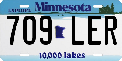 MN license plate 709LER