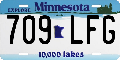 MN license plate 709LFG