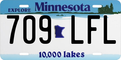 MN license plate 709LFL