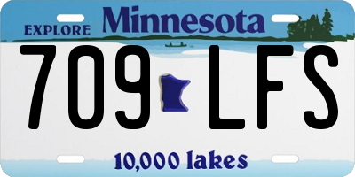 MN license plate 709LFS