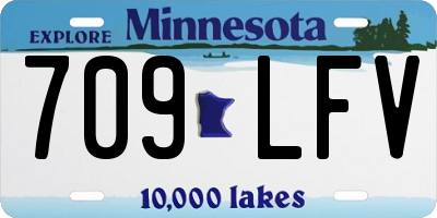 MN license plate 709LFV