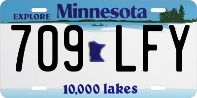 MN license plate 709LFY