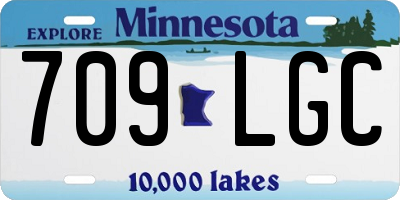 MN license plate 709LGC