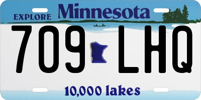 MN license plate 709LHQ