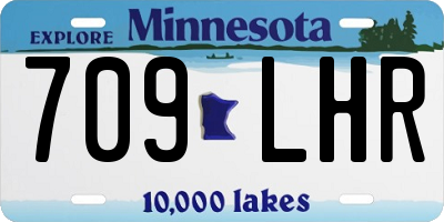 MN license plate 709LHR