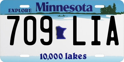 MN license plate 709LIA
