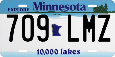 MN license plate 709LMZ