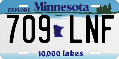 MN license plate 709LNF