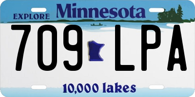 MN license plate 709LPA