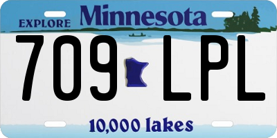 MN license plate 709LPL