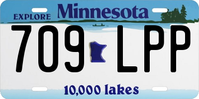 MN license plate 709LPP
