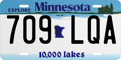 MN license plate 709LQA
