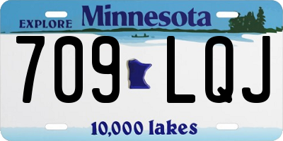 MN license plate 709LQJ