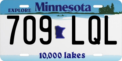 MN license plate 709LQL