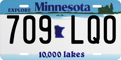 MN license plate 709LQO