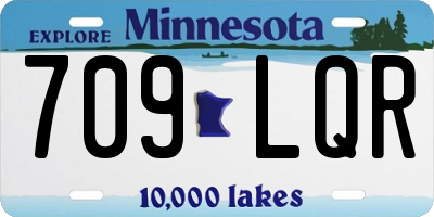 MN license plate 709LQR