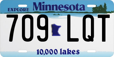 MN license plate 709LQT
