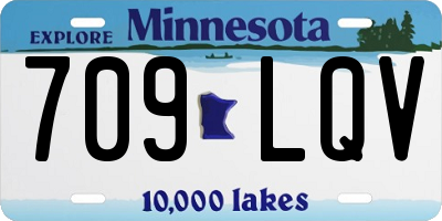 MN license plate 709LQV