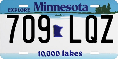 MN license plate 709LQZ