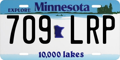 MN license plate 709LRP