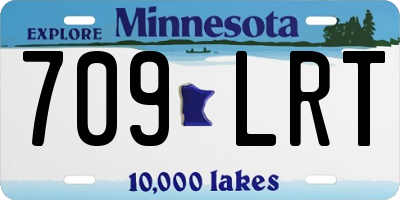 MN license plate 709LRT