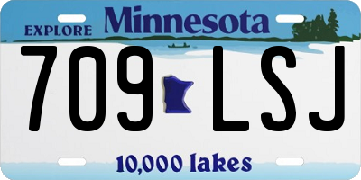 MN license plate 709LSJ