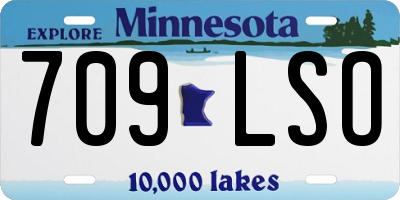 MN license plate 709LSO