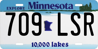 MN license plate 709LSR