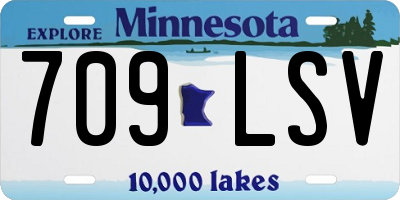 MN license plate 709LSV