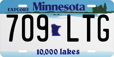 MN license plate 709LTG