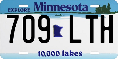 MN license plate 709LTH