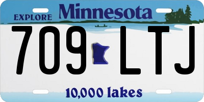 MN license plate 709LTJ