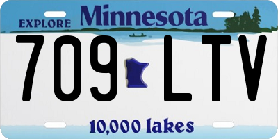 MN license plate 709LTV