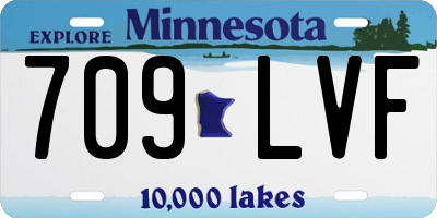 MN license plate 709LVF
