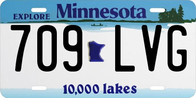 MN license plate 709LVG