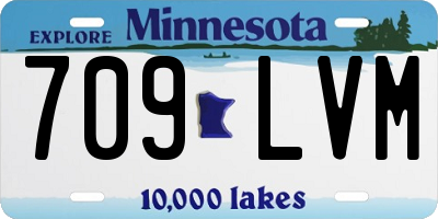 MN license plate 709LVM