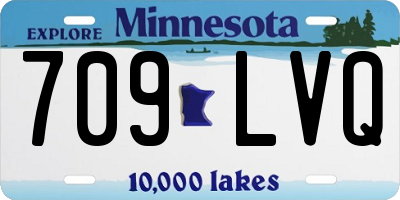 MN license plate 709LVQ