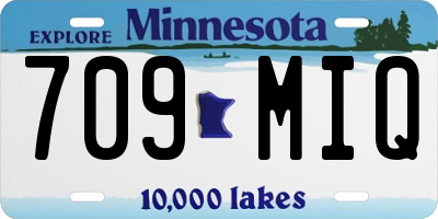 MN license plate 709MIQ