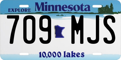 MN license plate 709MJS