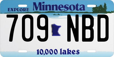 MN license plate 709NBD
