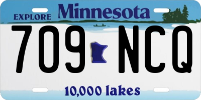 MN license plate 709NCQ
