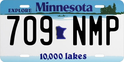 MN license plate 709NMP