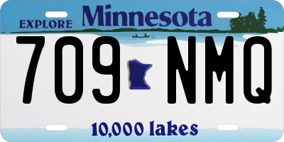 MN license plate 709NMQ