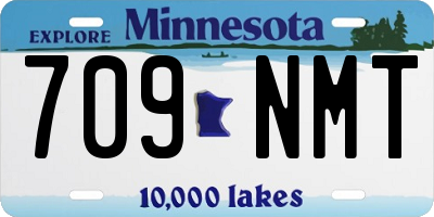 MN license plate 709NMT