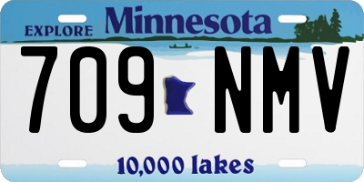 MN license plate 709NMV