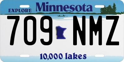 MN license plate 709NMZ