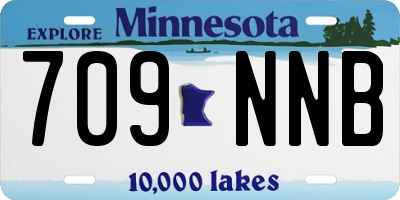 MN license plate 709NNB