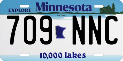 MN license plate 709NNC
