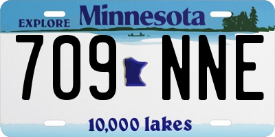 MN license plate 709NNE