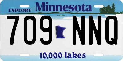MN license plate 709NNQ